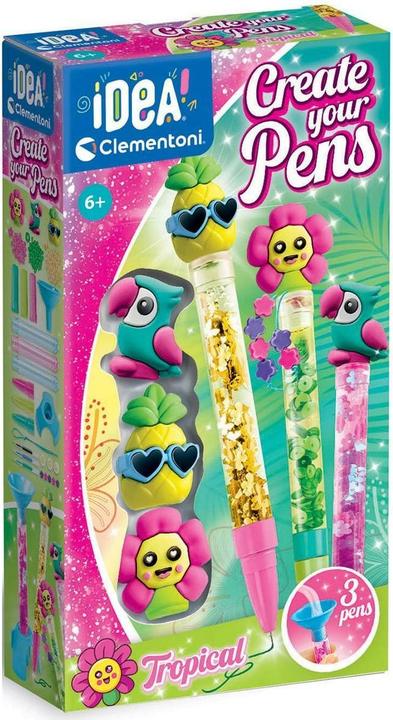 Produktbild Clementoni Deine Stift Kreationen Tropical (Französisch)