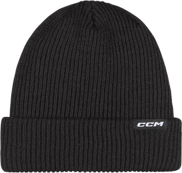 Image du produit CCM Team Cuffed Beanie (Ena Velikost, Noir) (Taille unique)