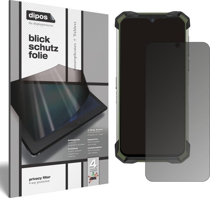 Produktbild Dipos Blickschutzfolie 4-Way Privacy (1 Stück, Doogee S88 Plus)