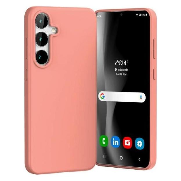 Mercury Rosa Soft Samsung S24 Fe S721 (Samsung Galaxy S24 Fe), Cover Smartphone,