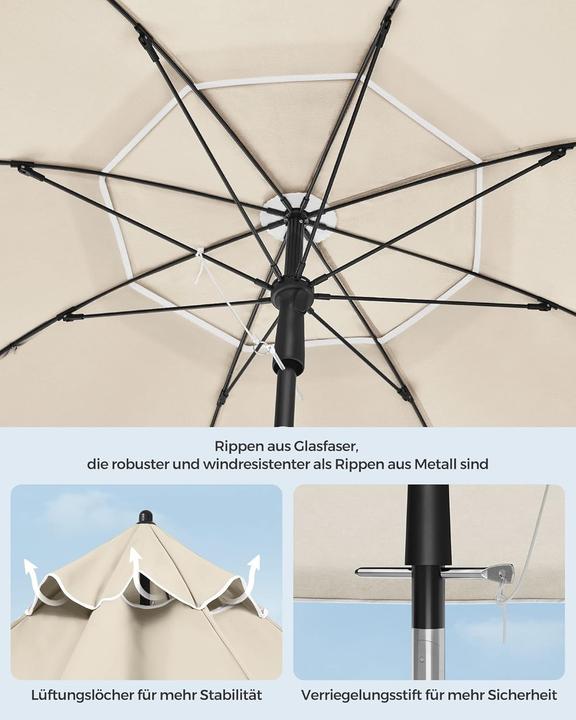Immagine prodotto Songmics Parasole (1.80 m)