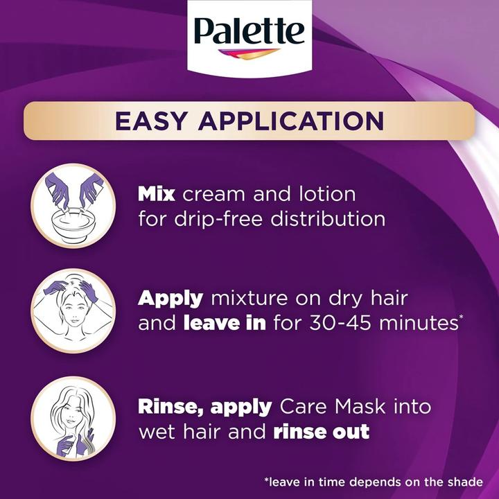 Image du produit Palette Crème colorante intense pour cheveux Crème colorante pour cheveux 7-21h Medium B (Ashy Blond moyen)