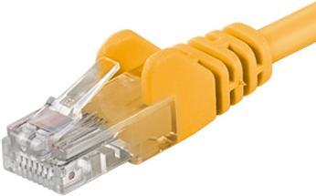 Produktbild PremiumCord Patch 5E UTP 1m YL (U/UTP, CAT5e, 1 m)