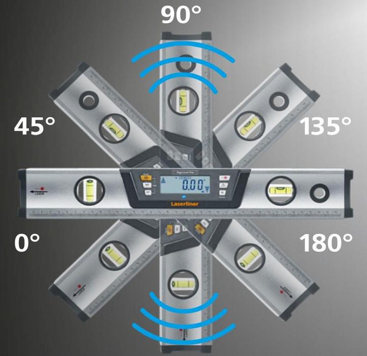 Actual product image Laserliner DigiLevel Pro 100 081.274A Laser spirit level 0.5mm (100 cm)