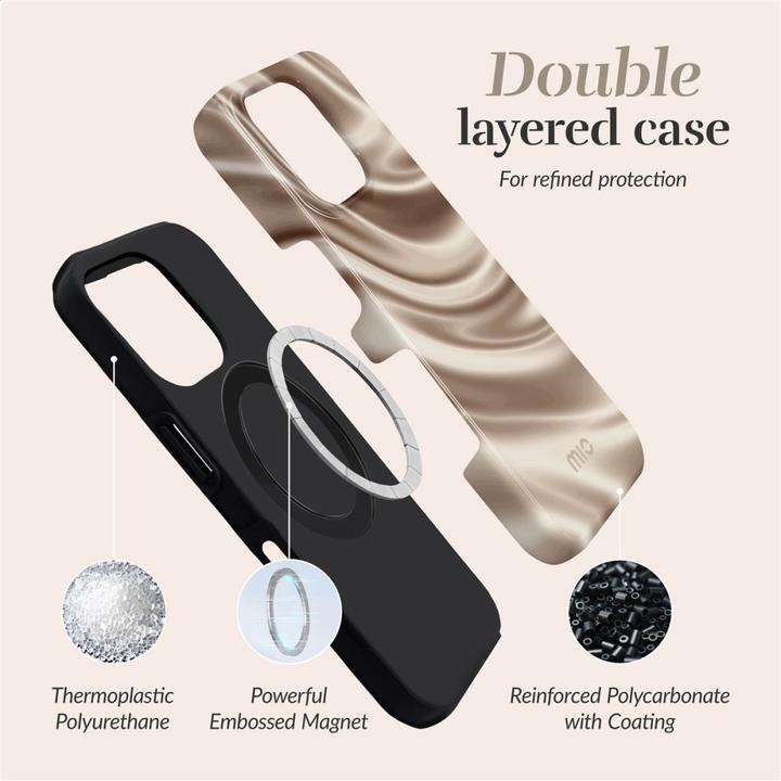 Immagine prodotto Mio Back panel cover Silky Dreams Magsafe Case Compatible for iPhone 16 Pro (Apple iPhone 16 Pro)