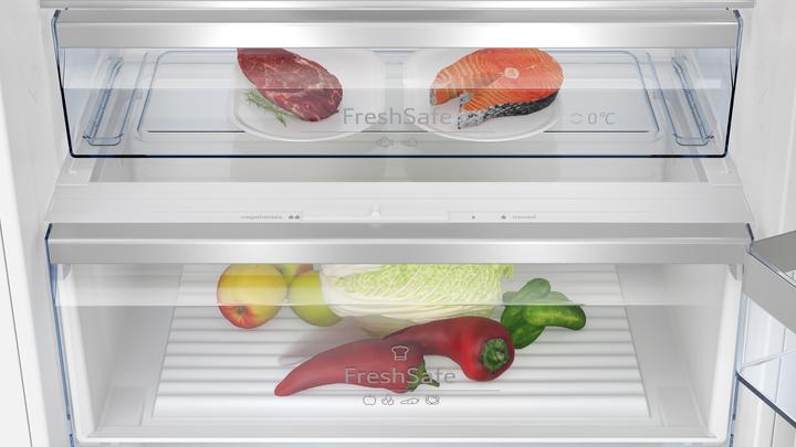 Actual product image Neff N 50, built-in fridge-freezer with bottom freezer compartment, 193.5 x 70.8 cm, flat hinge, KB7962F (383 l)