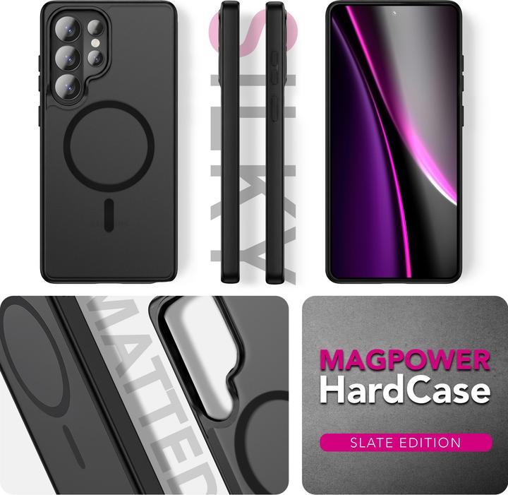 Produktbild Nalia Cover "Slate" - Stossfeste MagSafe Hülle - hohe Magnetkraft für Zubehör - Smart-Cut Design Case (Samsung Galaxy S26 Ultra)