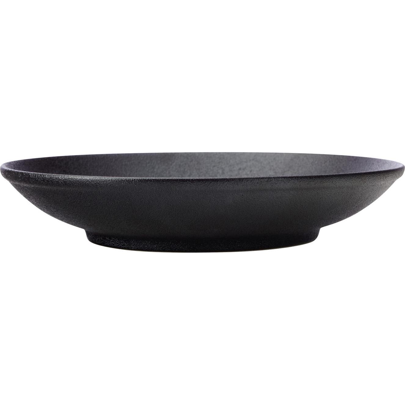 Maxwell & Williams Caviar Black Schale auf Fuss, Schüssel + Schale, Schwarz
