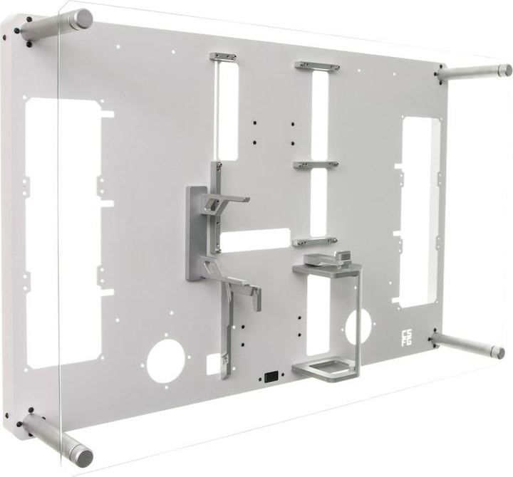Actual product image Creative Solutions For Gamers CSFG The Crow wall-mounted enclosure - white (ATX)
