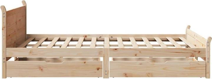 Actual product image vidaXL Bed without mattress (120 x 200 cm)