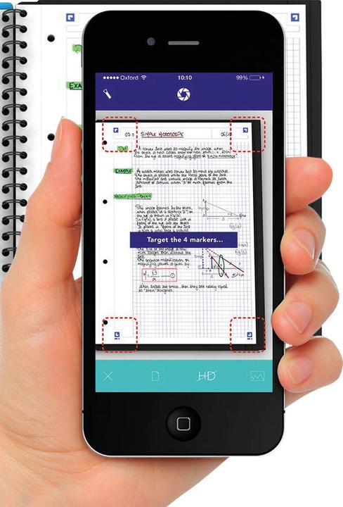 Actual product image Oxford Collegeblock Notebook (A4+, Lined, Hardcover)