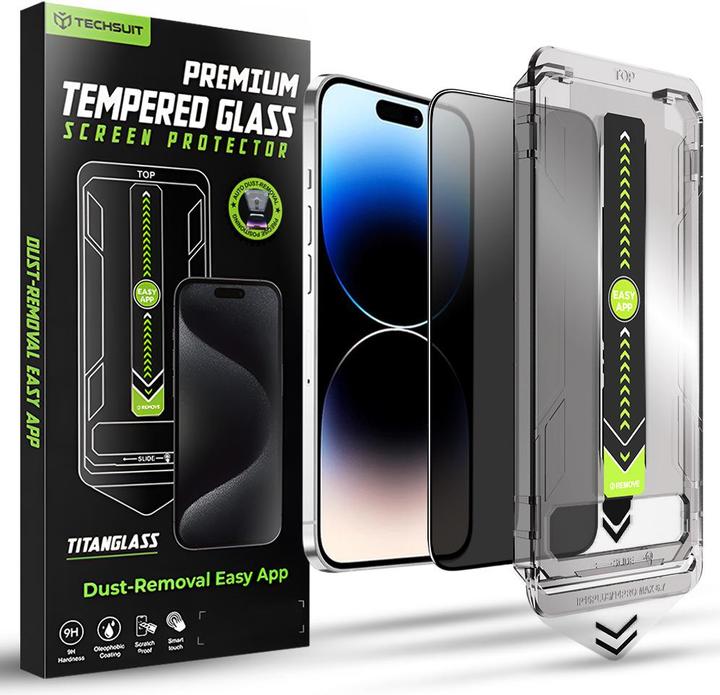 Produktbild Techsuit TitanGlass FullCover Privacy (Apple iPhone 14 Pro)
