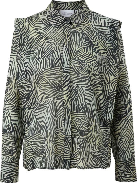 Actual product image Comma Bluse Hemdbluse mit Allover-Muster (44)