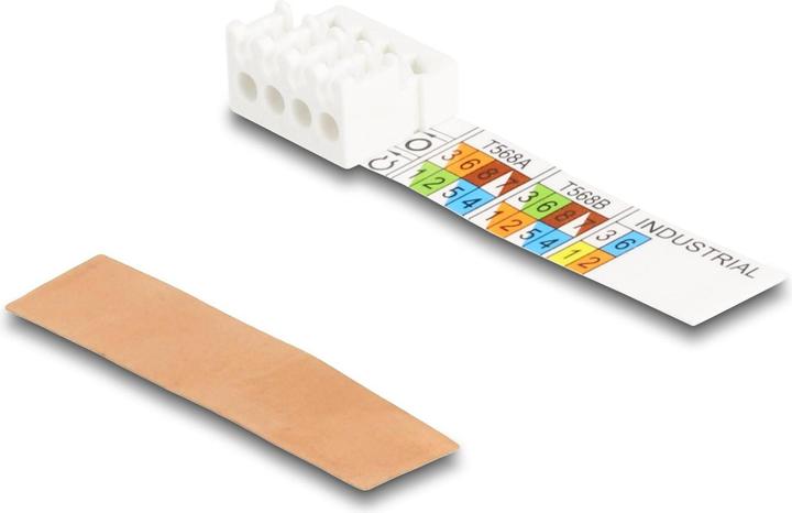 Image du produit Delock Connecteur RJ45 à confectionner sur le terrain Cat.6A avec câble (Câble réseau Connecteur)