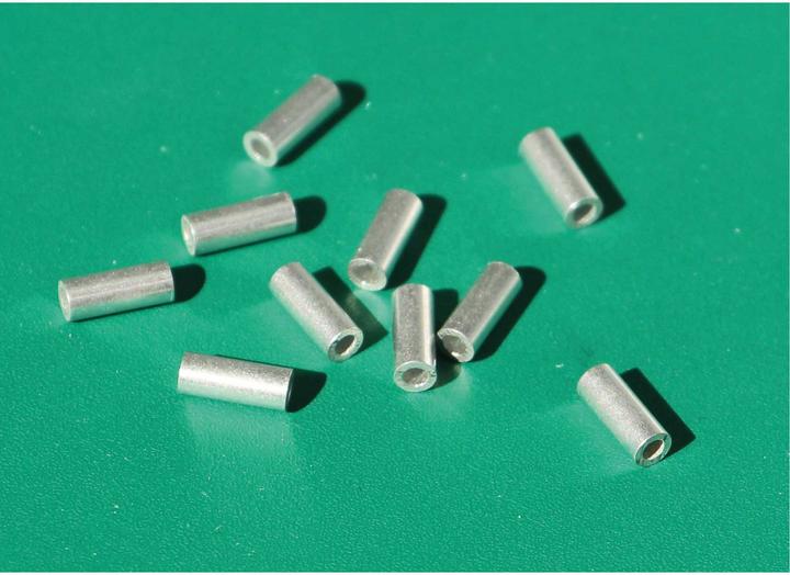 Image du produit Simprop manchons de sertissage 2x8mm pour câble d'acier 10pcs.