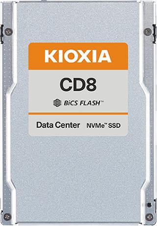 Actual product image Kioxia X134 CD8-R dSDD PCIe U.2 (7680 GB, 2.5")