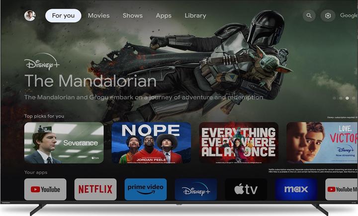 Immagine prodotto Thomson TV Set||85"|4K/Smart|QLED|3840x2160|Wireless LAN|Bluetooth|Google TV|Black|85QG7S14 (85", QLED, 4K)