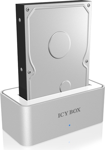 Produktbild Icy Box IB-111StU3-Wh USB 3.0 Dockingstation für 2,5"/3,5" (2.5", 3.5")