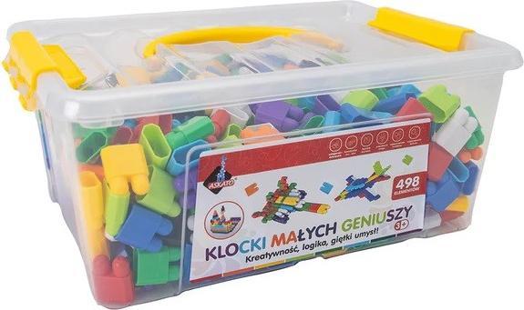 Produktbild Askato Bausteine der kleinen Genies – Bausteine 498 Elemente
