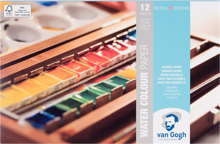 Produktbild Van Gogh Aquarellpapier (13.5 x 21 cm, Blanko)