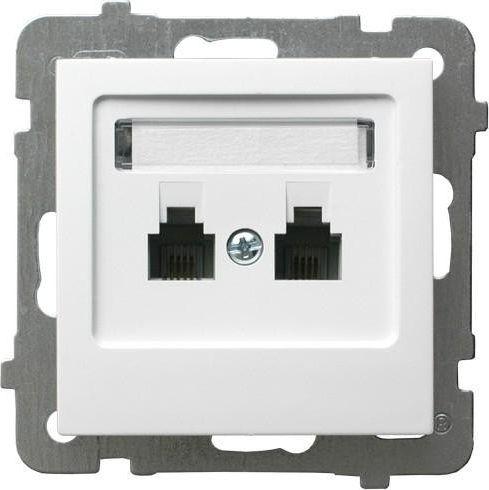 Produktbild Ospel AS Dual RJ11 weiss GPT-2GR/m/00 (0.03 m)