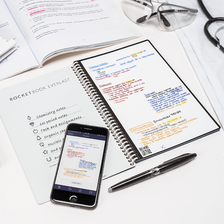 Image du produit Rocketbook Carnet de notes Core Smart (A5, Pointillés, Couverture rigide)