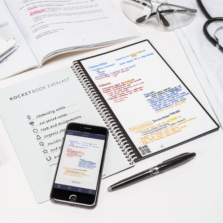 Image du produit Rocketbook Carnet de notes Core Smart (A5, Pointillés, Couverture rigide)