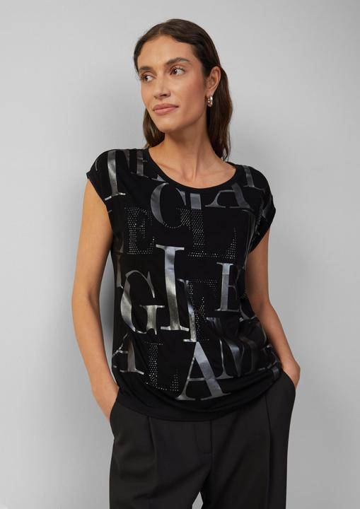 Actual product image S.Oliver T-Shirt T-Shirt mit glänzendem Folienprint (34)