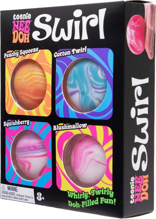 Actual product image NeeDoh Teenie Swirl 4 -Pack