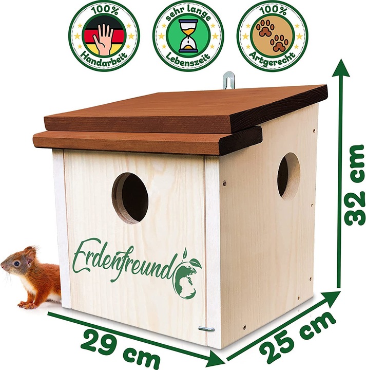 Image du produit Erdenfreund Nichoir à écureuils
