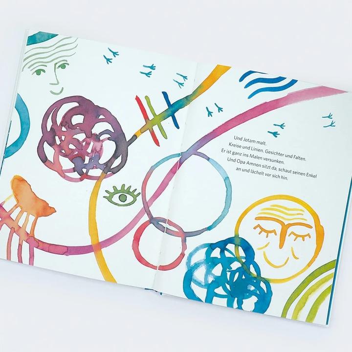 Produktbild Opa, warum hast du Falten? (Deutsch, Anne Birkenhauer, David Grossman, Ninamasina, 2023)