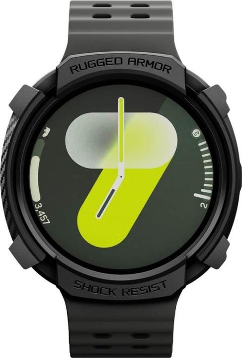 Productafbeelding Spigen Rugged Armor Case für Samsung Galaxy Watch 8 40 mm – Mattschwarz