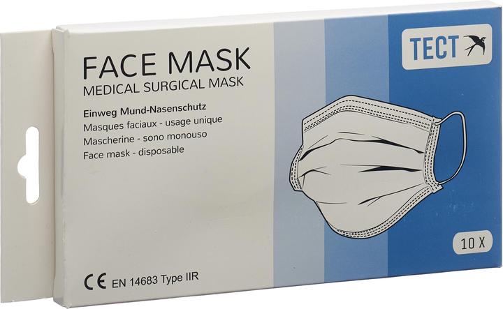 Produktbild Tect Medizinische Maske (Typ IIR, 10 x)