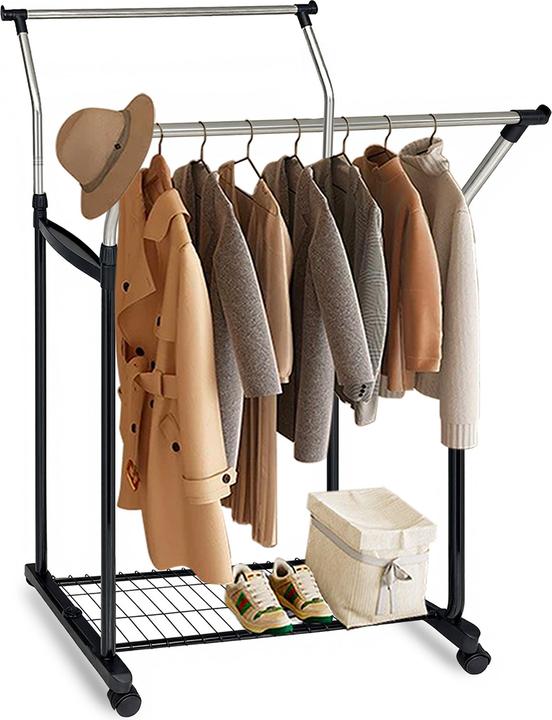 Edelstahl und Schwarz