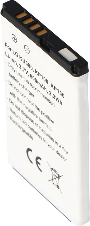 Actual product image LG Battery KU380, KP100, LGIP-430A, 0093301