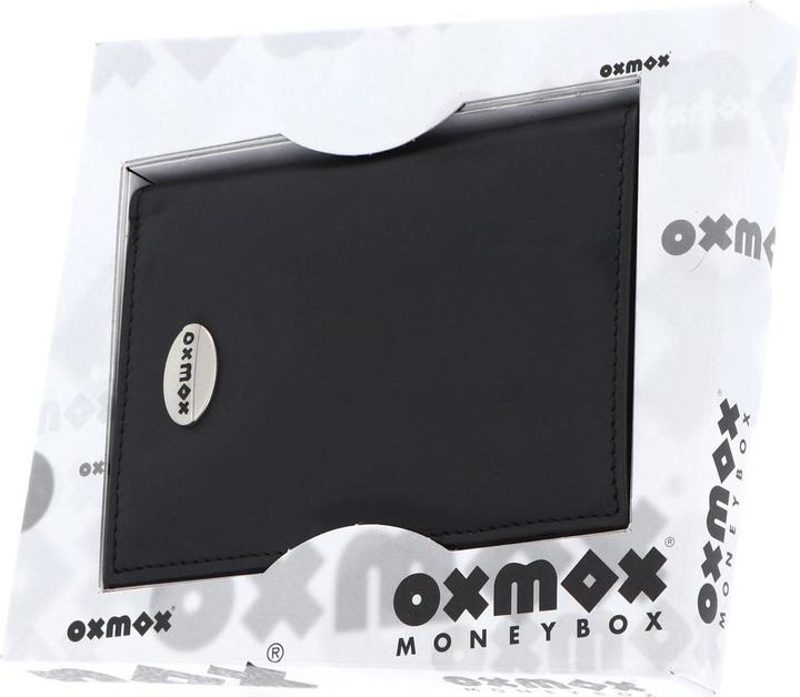 Actual product image Oxmox Leather wallet RFID protection leather 9.5 cm