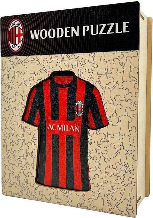 Actual product image Iconic AC Milan - Jersey - Wooden Puzzle Size S (150 pieces) (150 pieces)