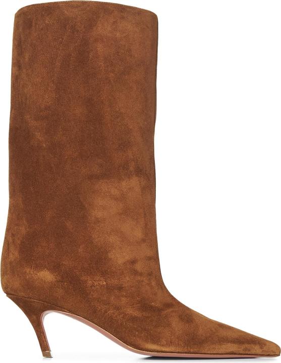Actual product image Amina Muaddi Boots Beige (37)