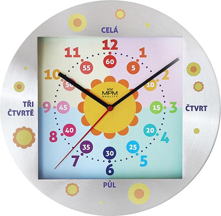 Produktbild Mpm-Quality MPM Quality - Children's metal clock Explore E01.4354.71.B