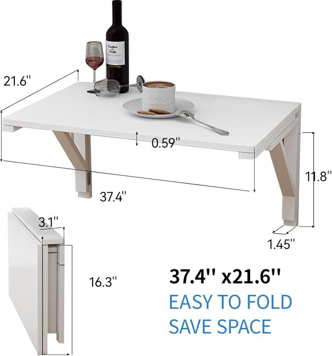 Actual product image Sdfvsdf Wandklapptisch