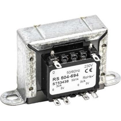Rs Pro Transformator für Chassismontage 230V ac 5V, Transformator