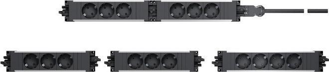 Actual product image Bachmann STEP BASE extension cord (3 x, CEE 7/3)