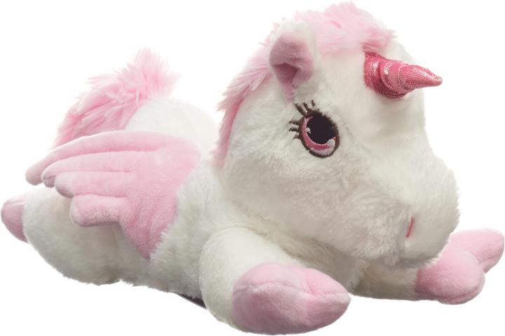 Immagine prodotto Habibi Pegasus bianco con corno rosa glitterato (30 x 15 cm)