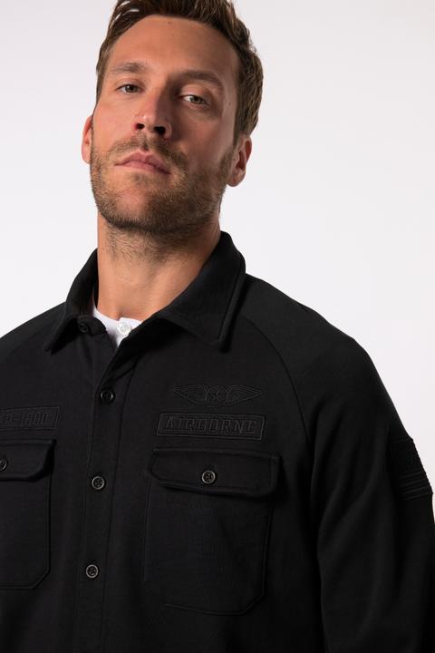 Image du produit JP1880 Chemise en molleton JP 1880, manches longues raglan et col Kent, flocages - jusqu'au 8 XL (8XL)