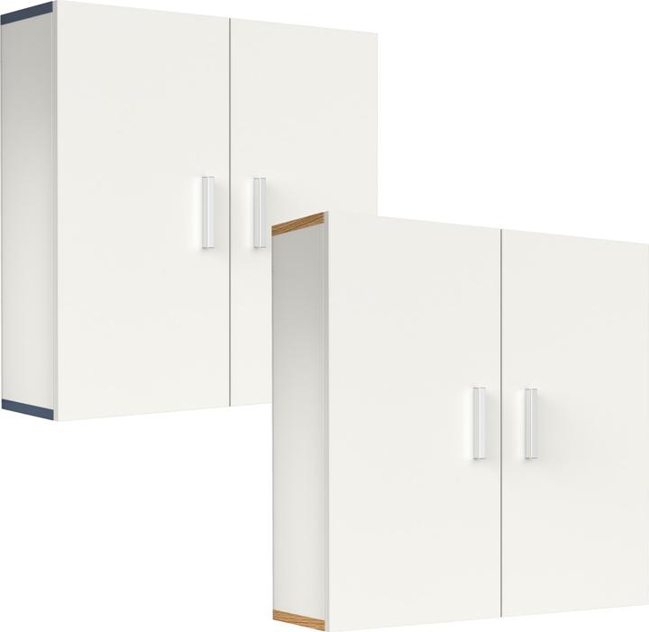 VCM Wandregal Wandschrank Badmöbel Landos (60 x 60 x 18 cm)