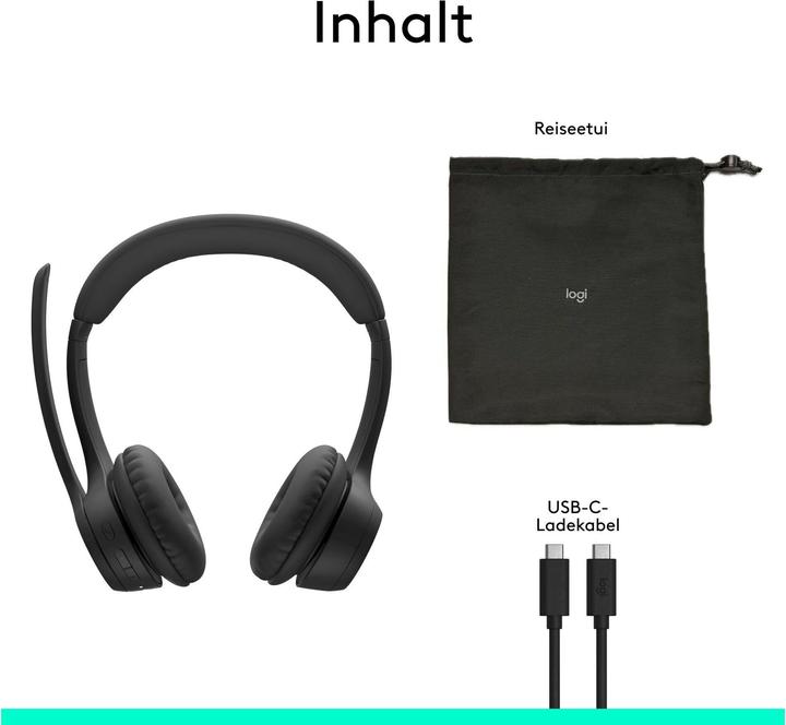 Produktbild Logitech ZONE 305 (Kabellos, USB-C, Microsoft Teams)