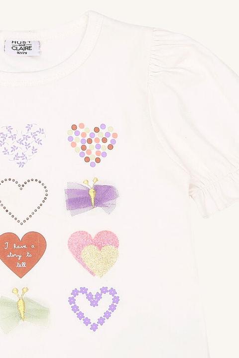 Produktbild Hust and Claire T-Shirt mit Herz HCAlma (104)