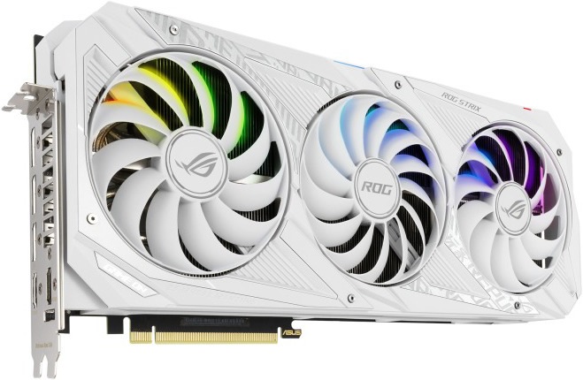 Actual product image ASUS GeForce ROG STRIX RTX 3080 O10G WHITE (10 GB)