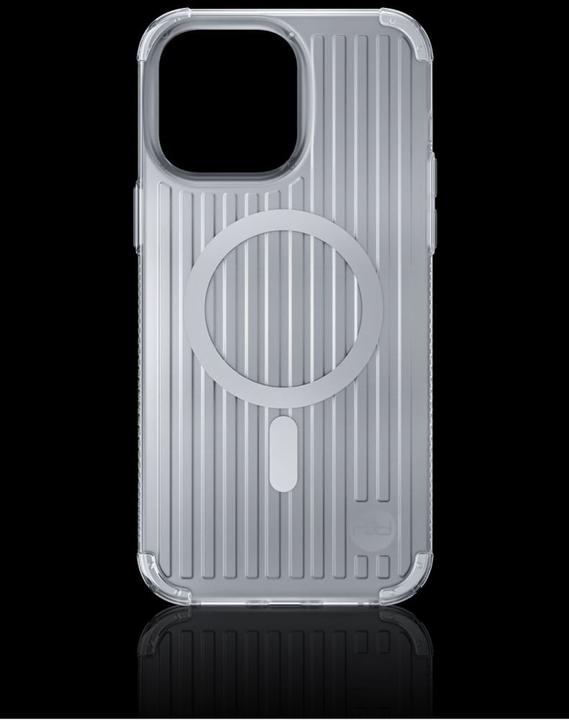 Produktbild Kingxbar PQY Exit Series Magnethülle für iPhone 14 Plus MagSafe Silber (Apple iPhone 14 Plus)