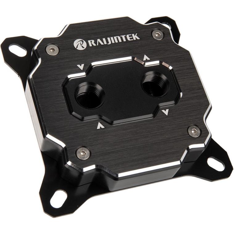 Raijintek FORKIS ELITE RBW CPU Wasserkühler - Nickel + POM, CPU Wasserkühler, Schwarz